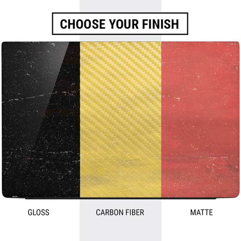 Belgium Flag Distressed Dell Vostro Skin